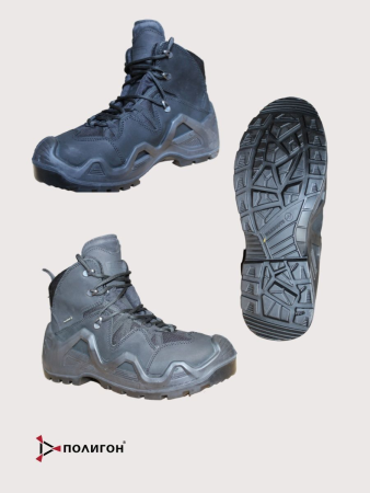 Полуботинки тактические 2047, Warboots черный - интернет магазин Полигон