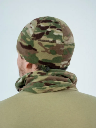 Шапка флисовая ВКБО/ВКПО, цвет мультикам  - интернет магазин Полигон