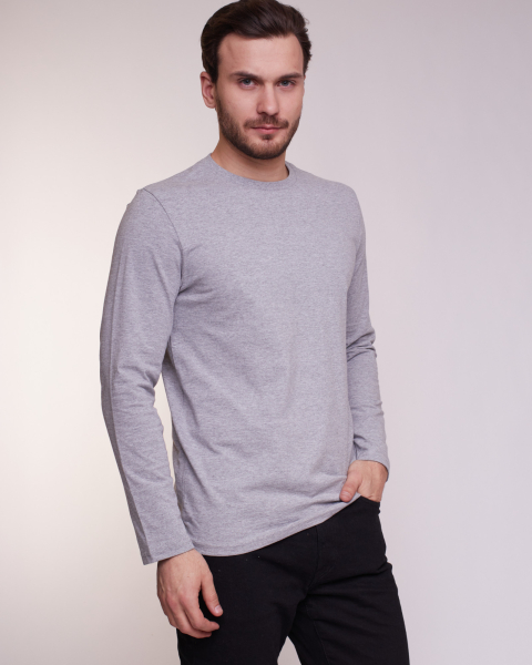 Лонгслив меланж длин.рукав