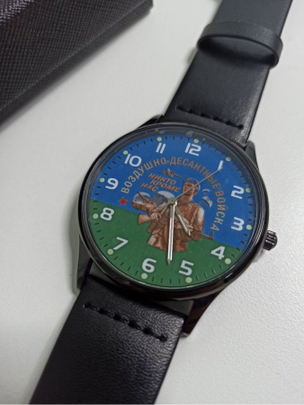 Часы наручные ВДВ, синий, зеленый, черный - интернет магазин Полигон