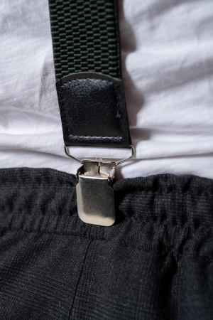 Подтяжки рифленые, оливковый - интернет магазин Полигон