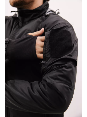 Ветровка UAF Jacket Джунгли, тактическая, цвет чёрный - интернет магазин Полигон