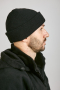Шапка с отворотом, черный - интернет магазин Полигон