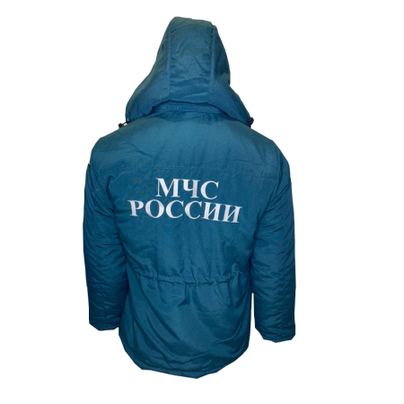 Куртка зимняя МЧС, ткань рип-стоп, цвет Бирюзовый, старого образца - интернет магазин Полигон