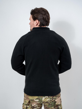 Толстовка на молнии, черныйфлис - интернет магазин Полигон