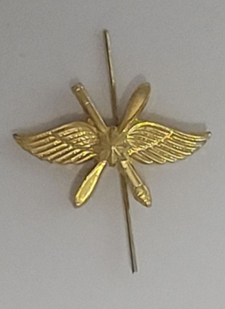 Эмблема петличная Военно-космическая оборона, золотой, металл - интернет магазин Полигон