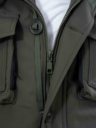 Костюм демисезонный MIOTOIN Т13Х (софтшелл/флис) цвет Хаки - интернет магазин Полигон