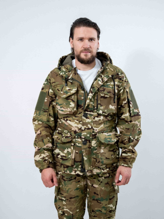 Костюм демисезонный MIOTOIN Т13Х (софтшелл/флис) цвет Мультикам - интернет магазин Полигон