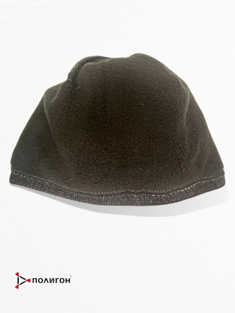 Шапка с отворотом Черная цифра - интернет магазин Полигон